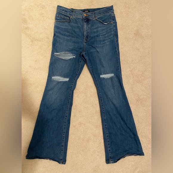 Express Jeans Express Highrise Flare Jeans Poshmark